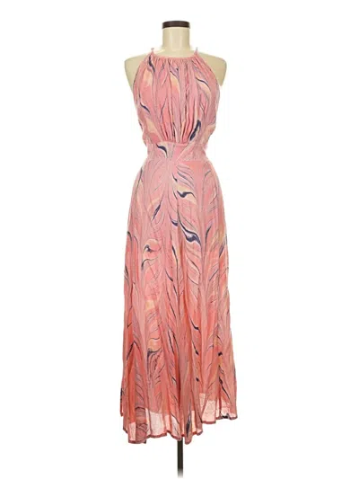 Pre-owned Lusana Cocktail Dress In Pink