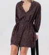 Lusana Desi Mini Dress In Milos Oak In Multi