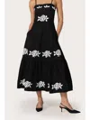 Lusana Odette Maxi Skirt In Black In Black