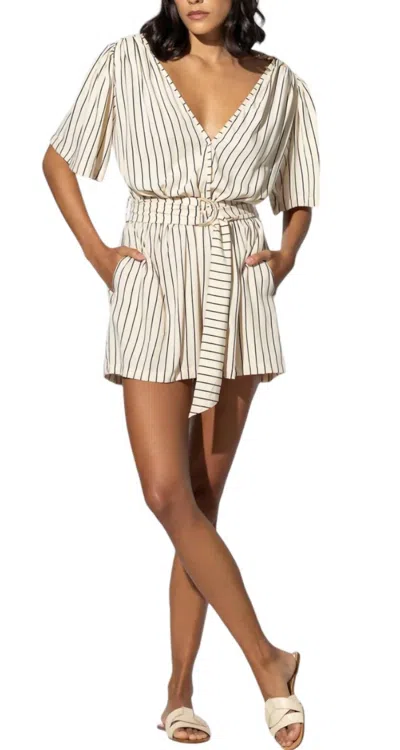 Lusana Valerie Playsuit In Celine In Multi