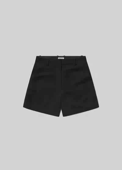 Lusana Women's Ailor Linen Short In Black In Blue