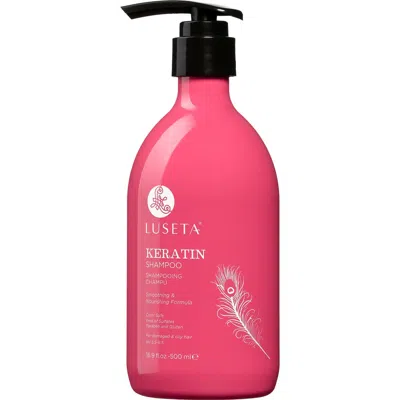 Luseta Beauty Keratin Smooth Shampoo In Pink