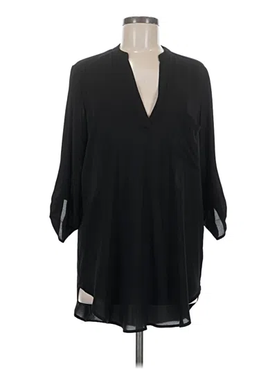Pre-owned Lush 3/4 Sleeve Blouse In Black