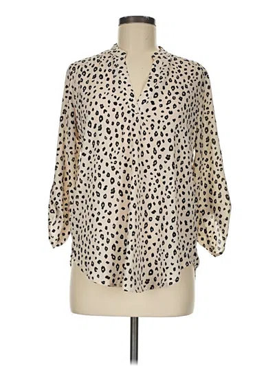 Pre-owned Lush 3/4 Sleeve Blouse In Ivory