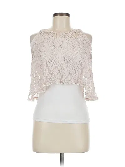 Pre-owned Lush 3/4 Sleeve Blouse In Pink