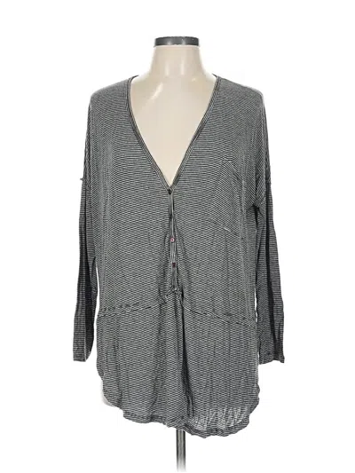 Pre-owned Lush 3/4 Sleeve T-shirt In Gray