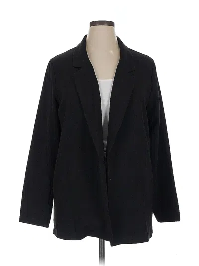 Pre-owned Lush Blazer Jacket In Black