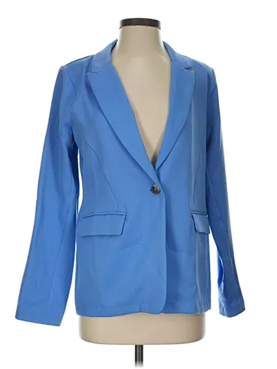 Lush Blazer Jacket In Blue