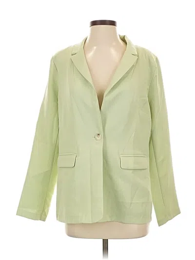 Pre-owned Lush Blazer Jacket In Green