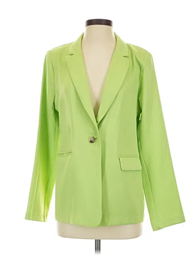 Pre-owned Lush Blazer Jacket In Green
