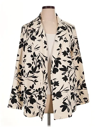 Pre-owned Lush Blazer Jacket In Ivory