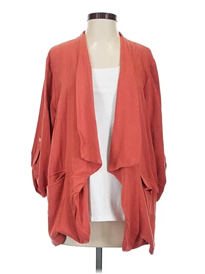 Pre-owned Lush Blazer Jacket In Orange