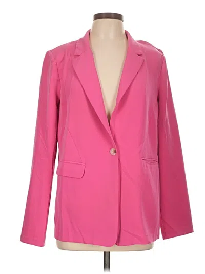 Pre-owned Lush Blazer Jacket In Pink