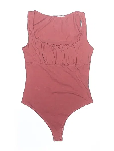 Pre-owned Lush Bodysuit In Burgundy