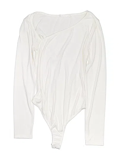 Pre-owned Lush Bodysuit In Ivory