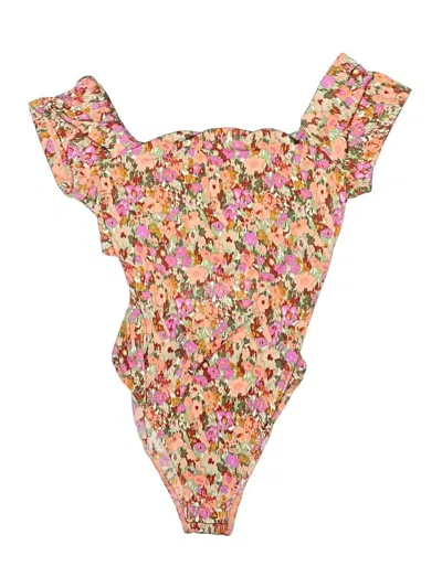 Pre-owned Lush Bodysuit In Pink