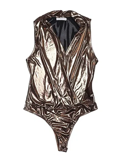 Pre-owned Lush Bodysuit In Silver