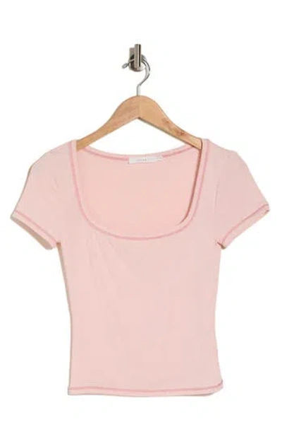Lush Butter Soft T-shirt In Baby Pink