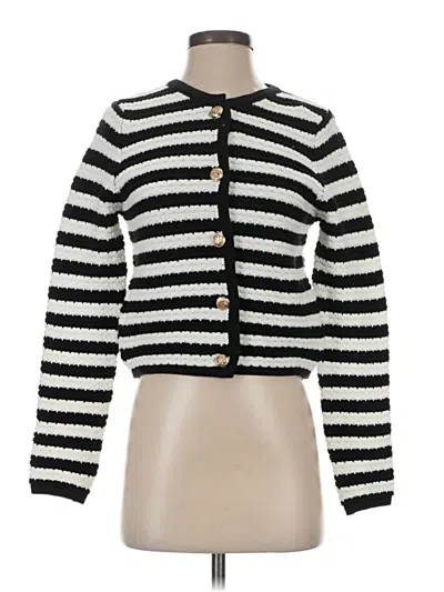Lush Cardigan Sweater In Black