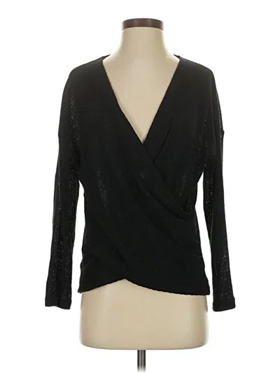 Pre-owned Lush Cardigan Sweater In Black