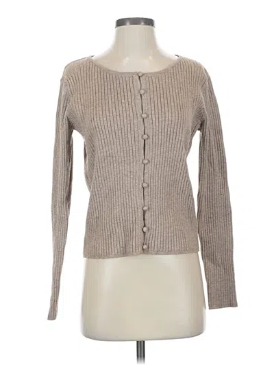 Pre-owned Lush Cardigan Sweater In Brown