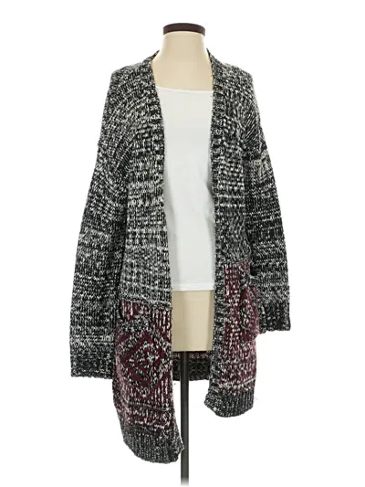 Pre-owned Lush Cardigan Sweater In Gray
