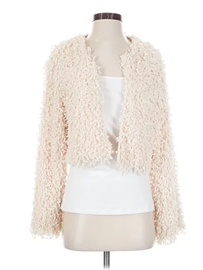 Pre-owned Lush Cardigan Sweater In Ivory