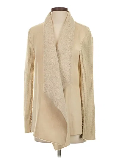 Pre-owned Lush Cardigan Sweater In Tan