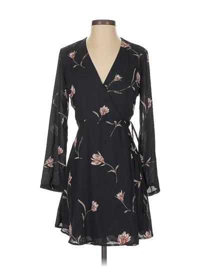 Lush Casual Dress In Black