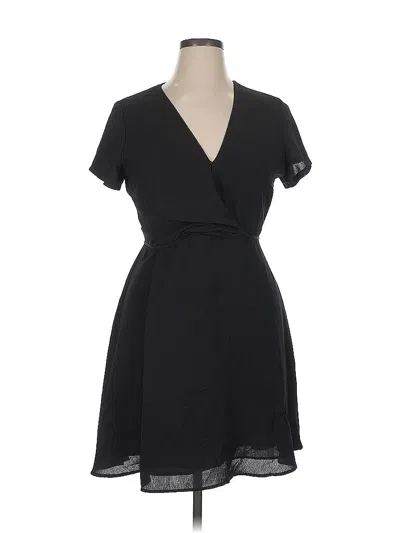 Pre-owned Lush Casual Dress In Black