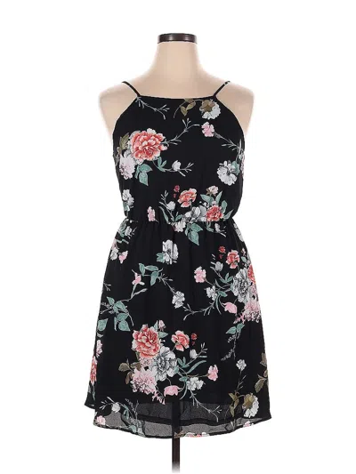 Pre-owned Lush Casual Dress In Black