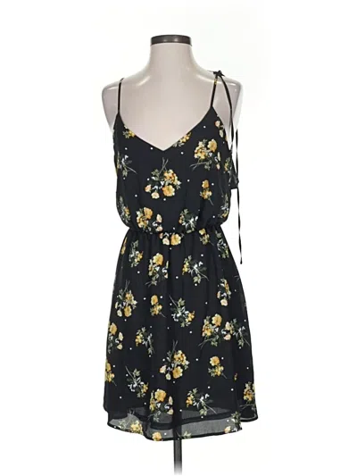 Pre-owned Lush Casual Dress In Black