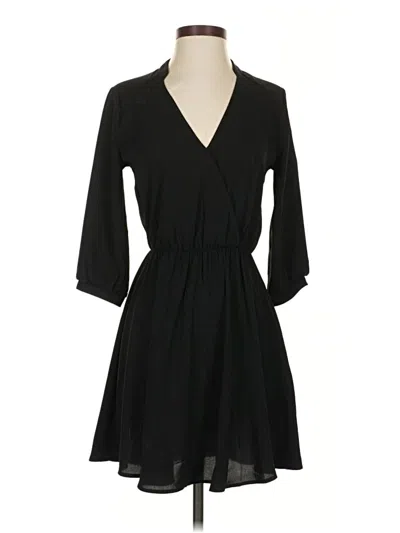 Pre-owned Lush Casual Dress In Black