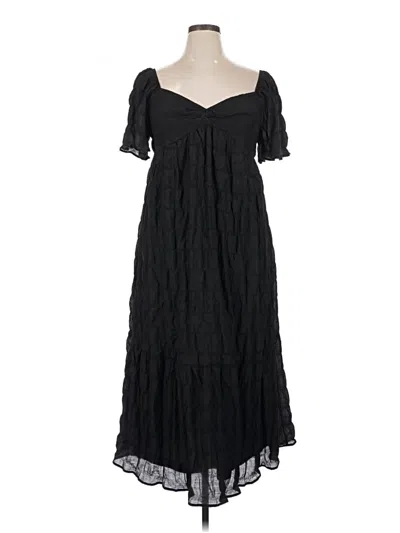 Pre-owned Lush Casual Dress In Black