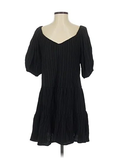 Pre-owned Lush Casual Dress In Black