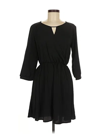 Pre-owned Lush Casual Dress In Black
