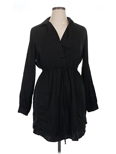 Pre-owned Lush Casual Dress In Black