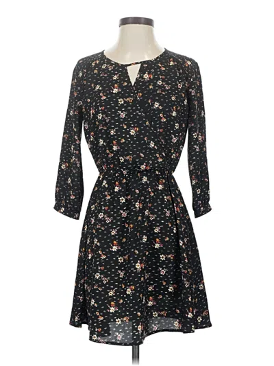 Pre-owned Lush Casual Dress In Black