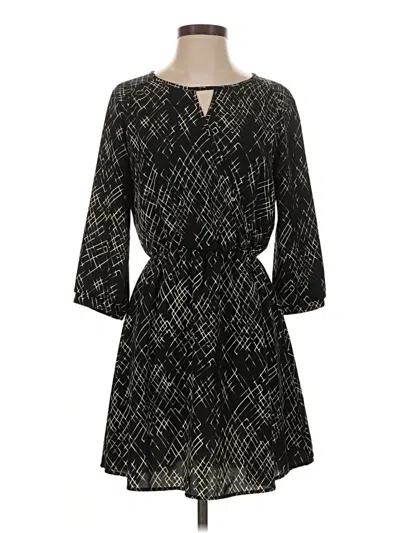 Pre-owned Lush Casual Dress In Black