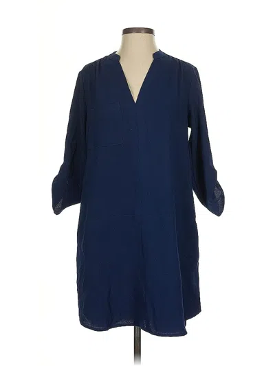 Pre-owned Lush Casual Dress In Blue