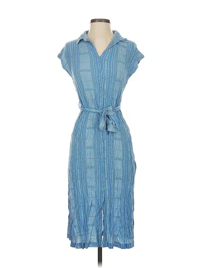 Pre-owned Lush Casual Dress In Blue