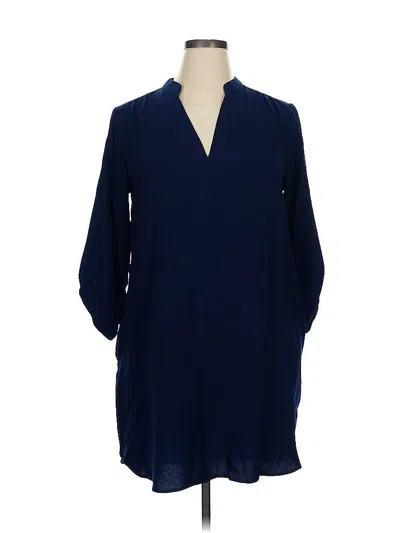 Pre-owned Lush Casual Dress In Blue