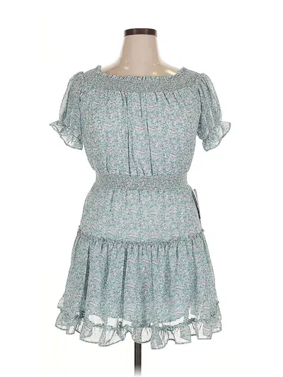 Lush Casual Dress In Blue