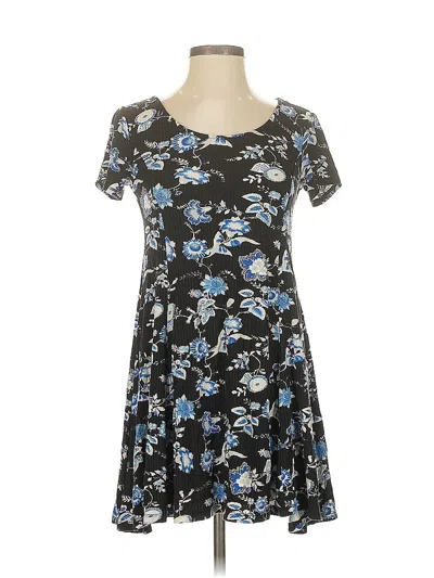 Pre-owned Lush Casual Dress In Blue