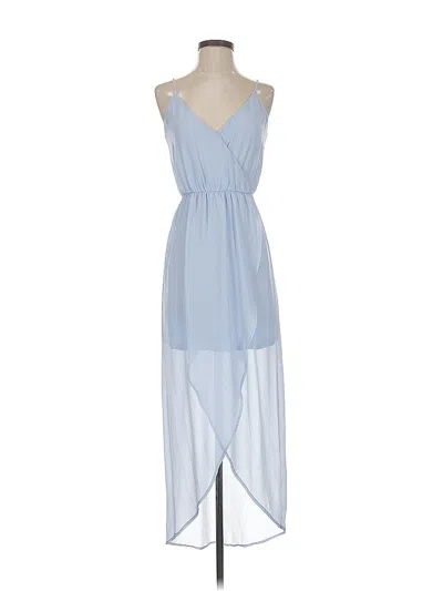 Pre-owned Lush Casual Dress In Blue