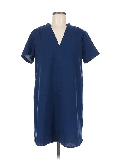 Pre-owned Lush Casual Dress In Blue