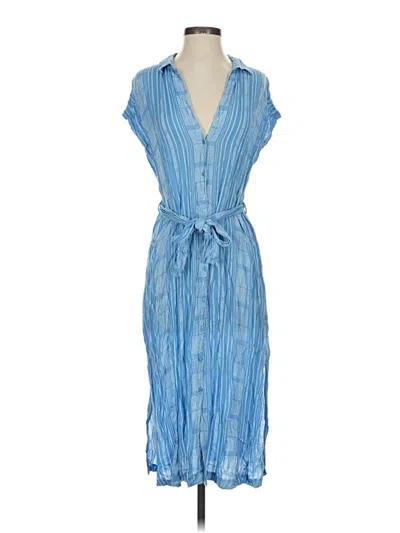 Pre-owned Lush Casual Dress In Blue