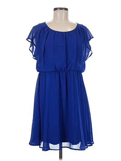 Pre-owned Lush Casual Dress In Blue