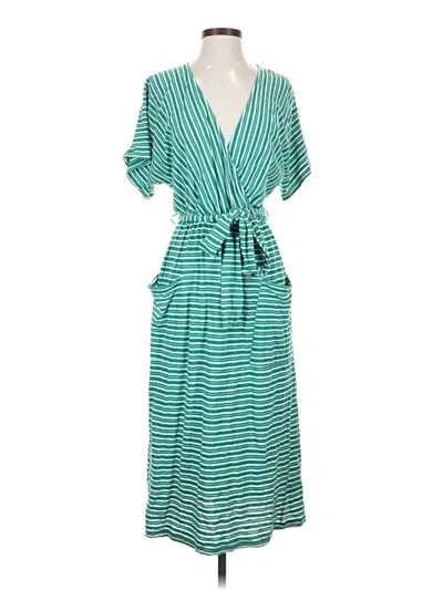 Pre-owned Lush Casual Dress In Blue