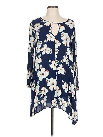 Pre-owned Lush Casual Dress In Blue